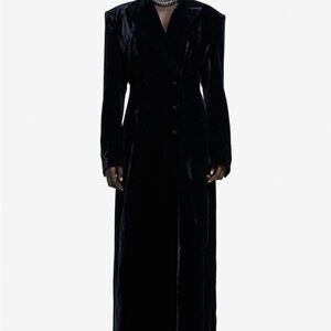 H&M Black Velvet Dress